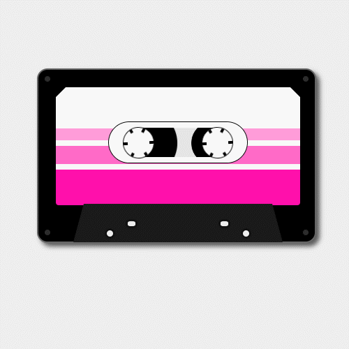 #pink cassette gif